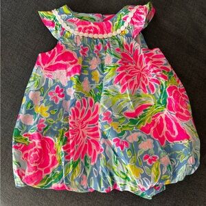 Lilly Pulitzer Baby Paloma Bubble - ZANZIBAR BLUE